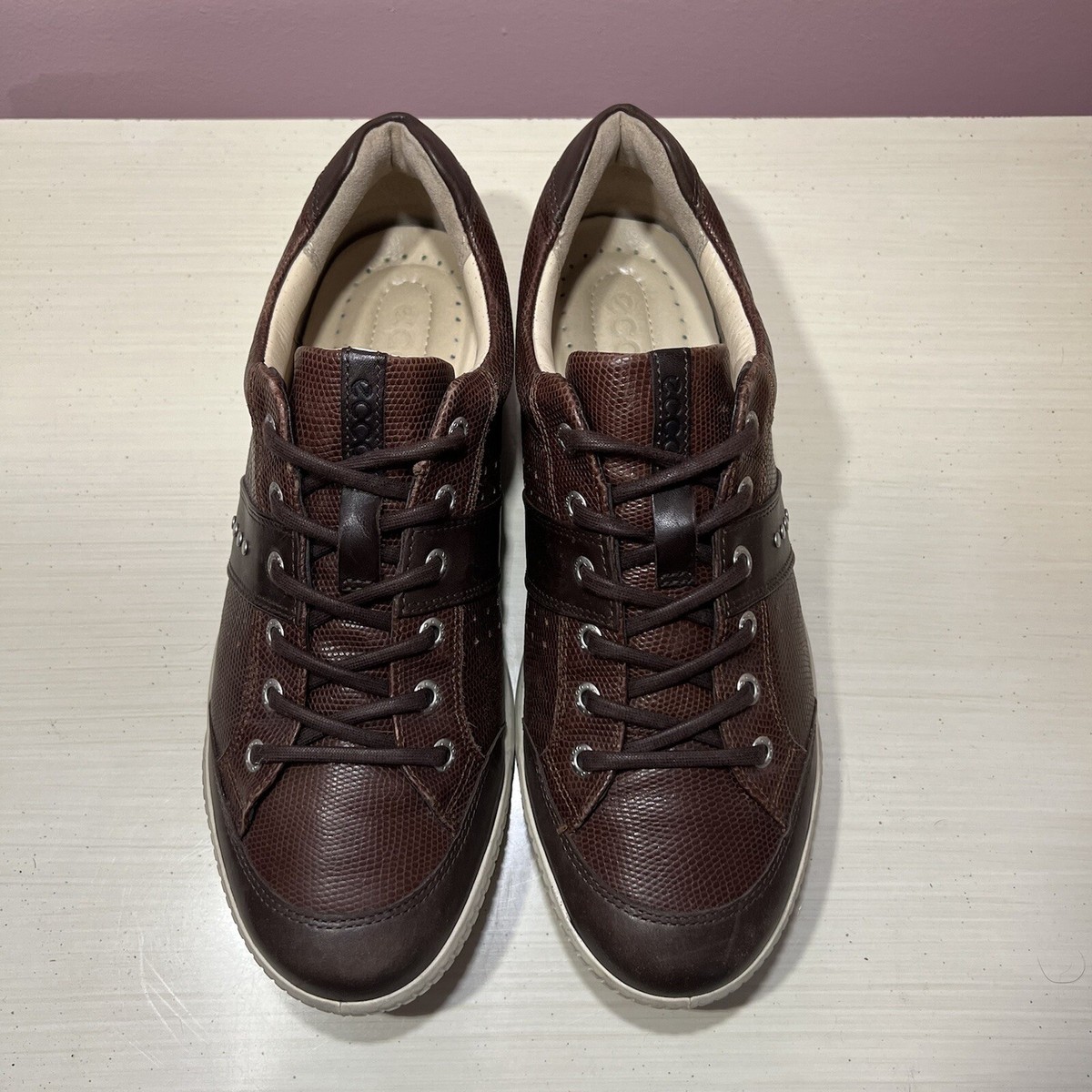 Ecco mens oxfords sz 43 9-9.5 leather hydro max ECCO METROPOLE LONDON LACE OXFORD COGNAC - MENS - Lamey  main image 4