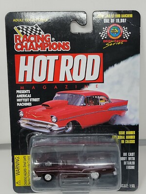 Racing Champions Hot Rod Magazine Drag Racing Series #40 1957 Ford ...
