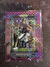 2022 Panini Prizm Rashod Bateman 40/49 Purple Power Baltimore Ravens #21
