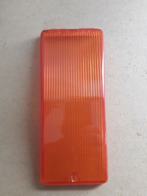 BEAUTIFUL TRANSPARENT PLASTIC TAILLIGHT FIAT 125 SEDAN SPECIAL ORANGE 
