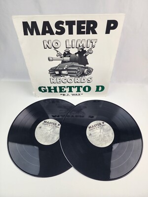 2x Copies Master P Ghetto D (D.J. Wax) 12'' Vinyl Record 1997 Promo
