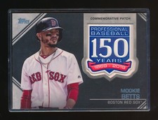 MOOKIE BETTS 2019 TOPPS 150TH ANNIVERSARY MANUFACTURED PATCH *BOSTON RED SOX*