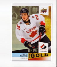 PORTER MARTONE '25 Upper Deck TEAM CANADA DRIVE FOR GOLD card #DG-25