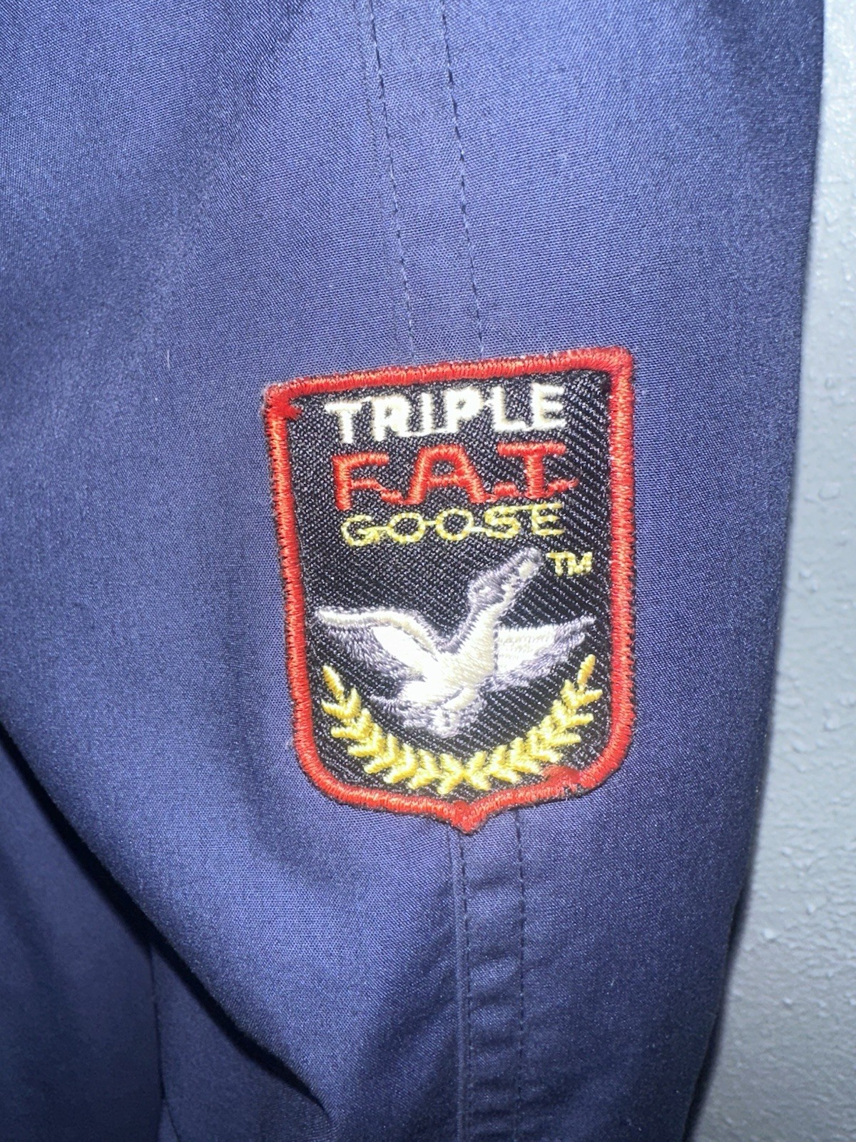 Triple F.A.T. Goose Navy Blue WOMEN’S Jacket XL  — See Pics For Stains image 3
