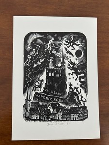 Jiri BOUDA -- EX LIBRIS -- "Walpurgisnacht"