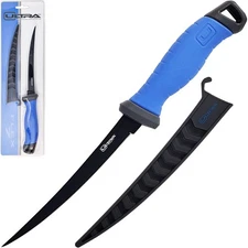 Fishing Fillet Knife Stainless Steel - ULTRA 7" Flex - German 4116 Blade