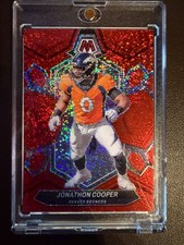 2024 Panini Mosaic Football Jonathon Cooper Red Sparkle Prizm #68