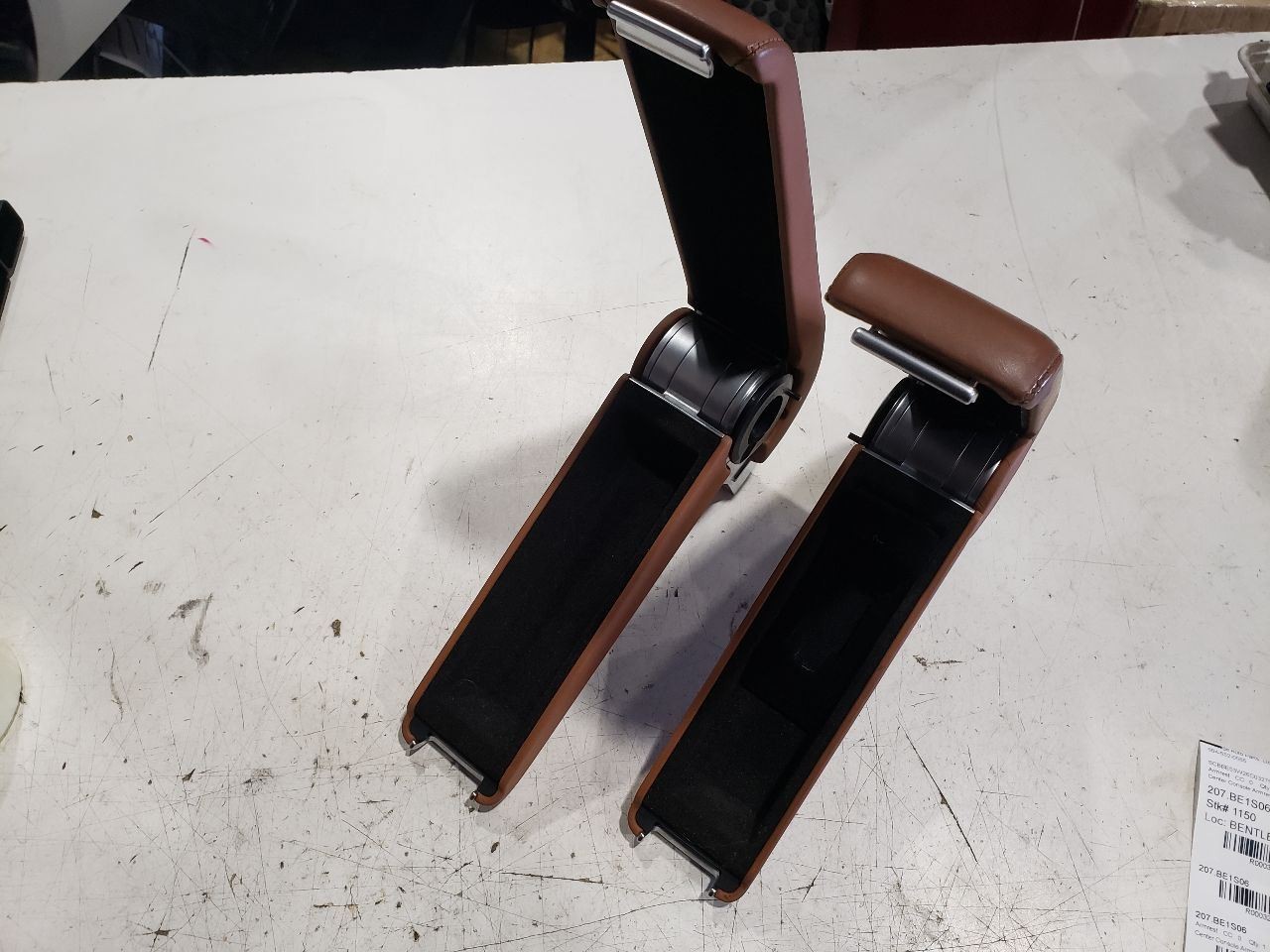 Center Console Armrest Storage Pair  - 2006 Bentley Continental Flying Spur OEM