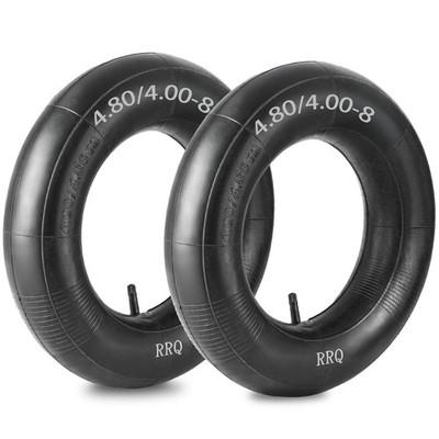 (2 Pack) 4.80/4.00-8 Tire Inner Tube with TR-13 Straight Valve Stem, 4.80/4.0...