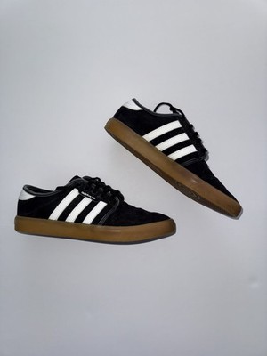 adidas Skateboarding Seely XT Shoes Black White Gum Sole Medium Width US Size 9