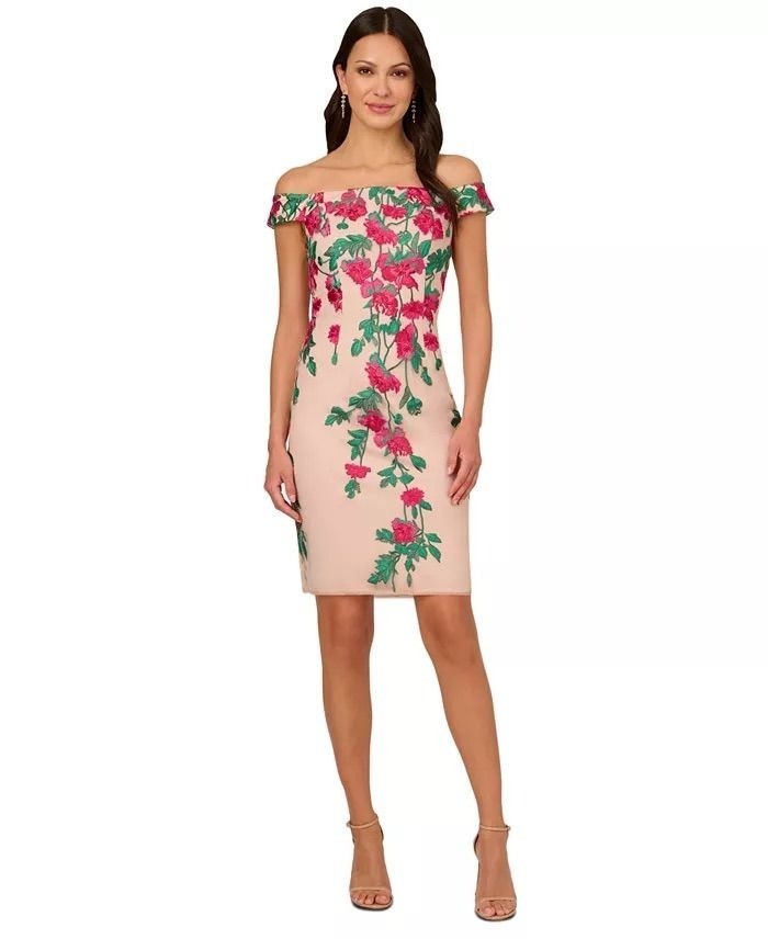 off shoulder bow dress Off-Shoulder Draped Bow Dress – M.R DESIGN
