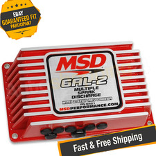 Msd 6421 Universal Red 6al-2 Ignition Control Module With 2 Step Rev-limiter