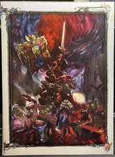 Warhammer 40K Blood Angels Last Stand slaanesh Horus Heresy Art Picture Poster