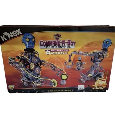 Knex Command-A-Bot Radio Control Building Set Robot Eyes Mouth Light Up Vintage