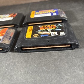 (4) SEGA 32X VINTAGE VIDEO GAMES RETRO WORKING TESTED DOOM STAR WARS ZAXXON KNUC