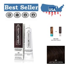 Ammonia Free COLORCHARM Demi Permanent Hair Color 4N - 2 Oz for Glossy Shine
