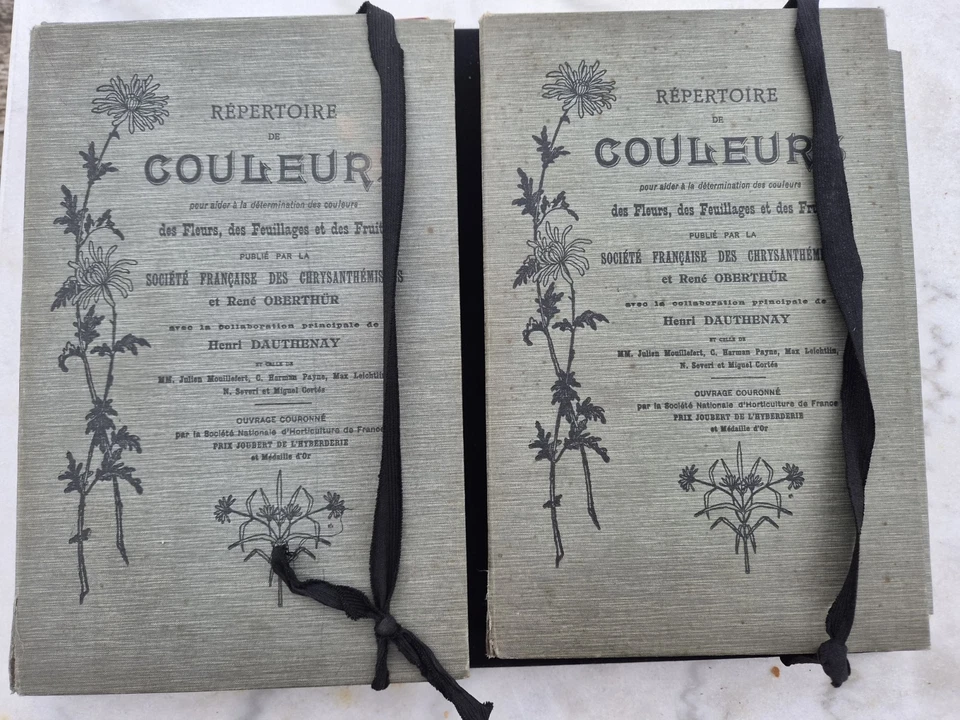 livres ,2 tomes complets "répertoire des couleurs ",1905,édition originale, TBE - Photo 1/4