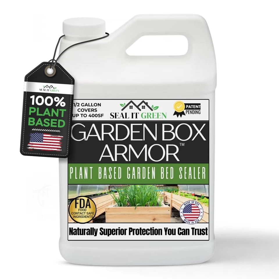 Eco-Friendly Garden Box Sealer: Natural Citrus, Protects All Wood Types, 400 SF - Image 3 of 4