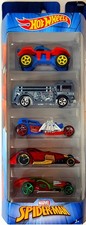 Hot Wheels 2017 Marvel Spider-Man 5-Pack