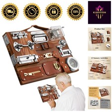 Dementia Activities Busy Board: Tactile Engagement for Seniors with Alzheimer  s