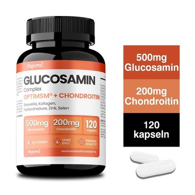 Glucosamine Complex 120pcs,Promotes Joint Mobility and Comfort,Protect Cartilage