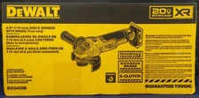 DeWALT DCG405B 20V MAX XR 4-1/2 Angle Grinder with Kickback Brake TOOL ONLY NEW