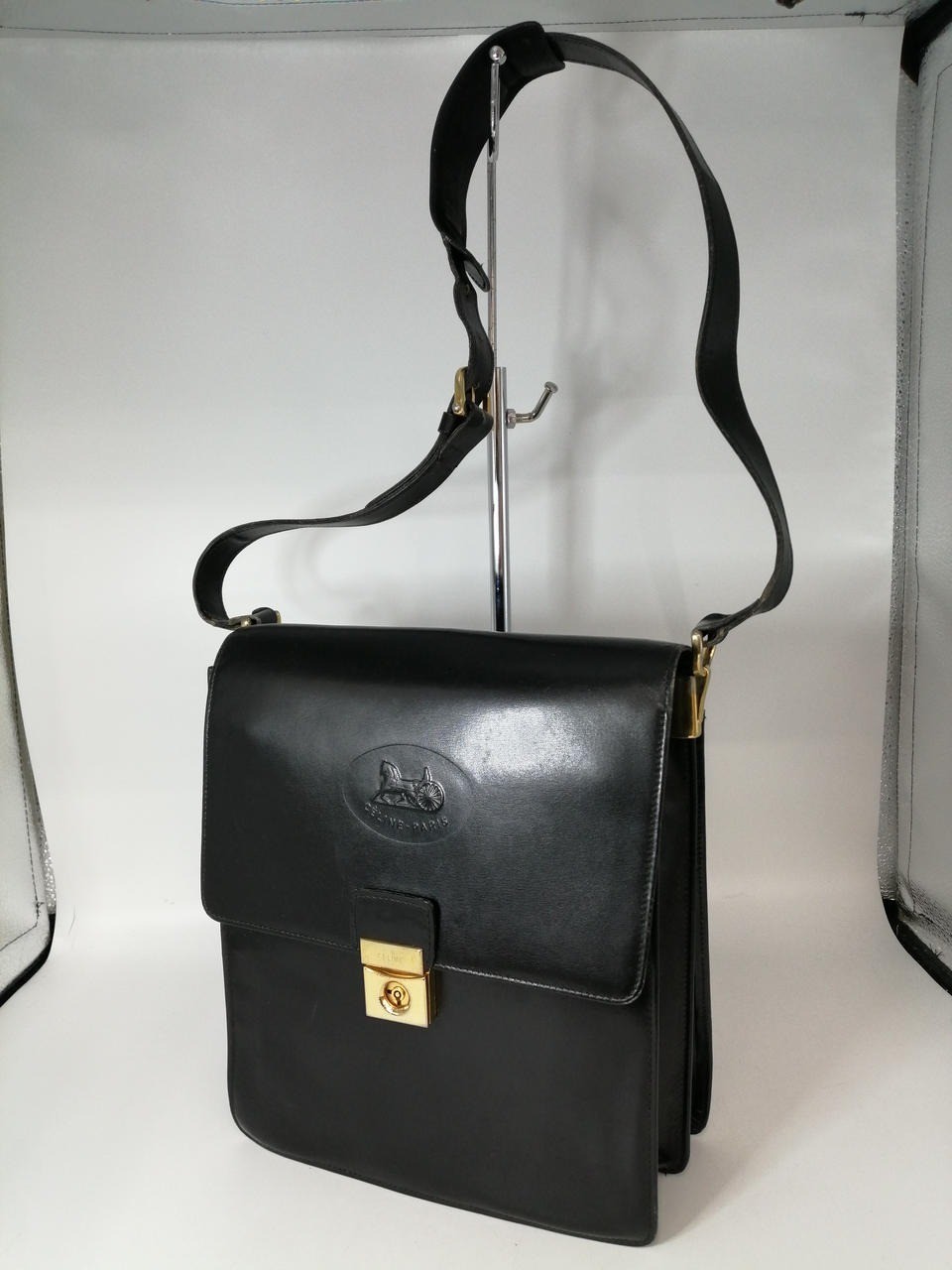 CELINE Authentic Flap Shoulder Bag Crossbody Logo… - image 1