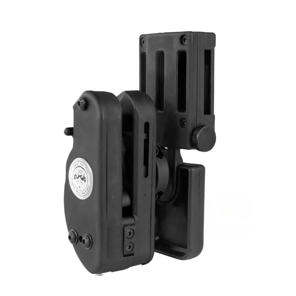 IPSC USPSA IDPA 3-Gun Competition Rig with Belt + Holster + 4PC Magazine Pouches - Image 3 of 4