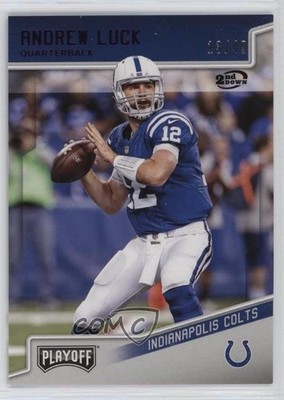 2018 Panini Playoff 2nd Down 13/49 Andrew Luck #82 0xv2