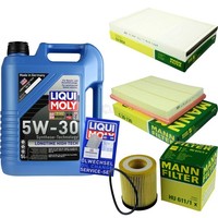 Inspektionspaket 5L Liqui Moly Longtime 5W-30 FüR Opel Zafira A 1.8 16V Astra G