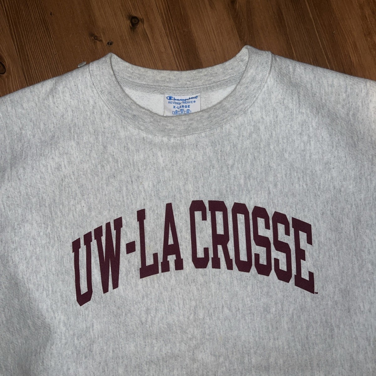 90s champion reverse weave UofW USA製 Vintage 90s Champion Reverse Weave University of Wisconsin
