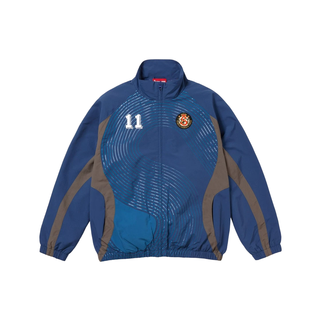 Veste de survêtement Supreme S logo bleu marine   24FW