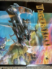 Vintage 1987 TIGER-HELI Nintendo NES Game Poster 11.5" x 16" ACL-TI-US Acclaim