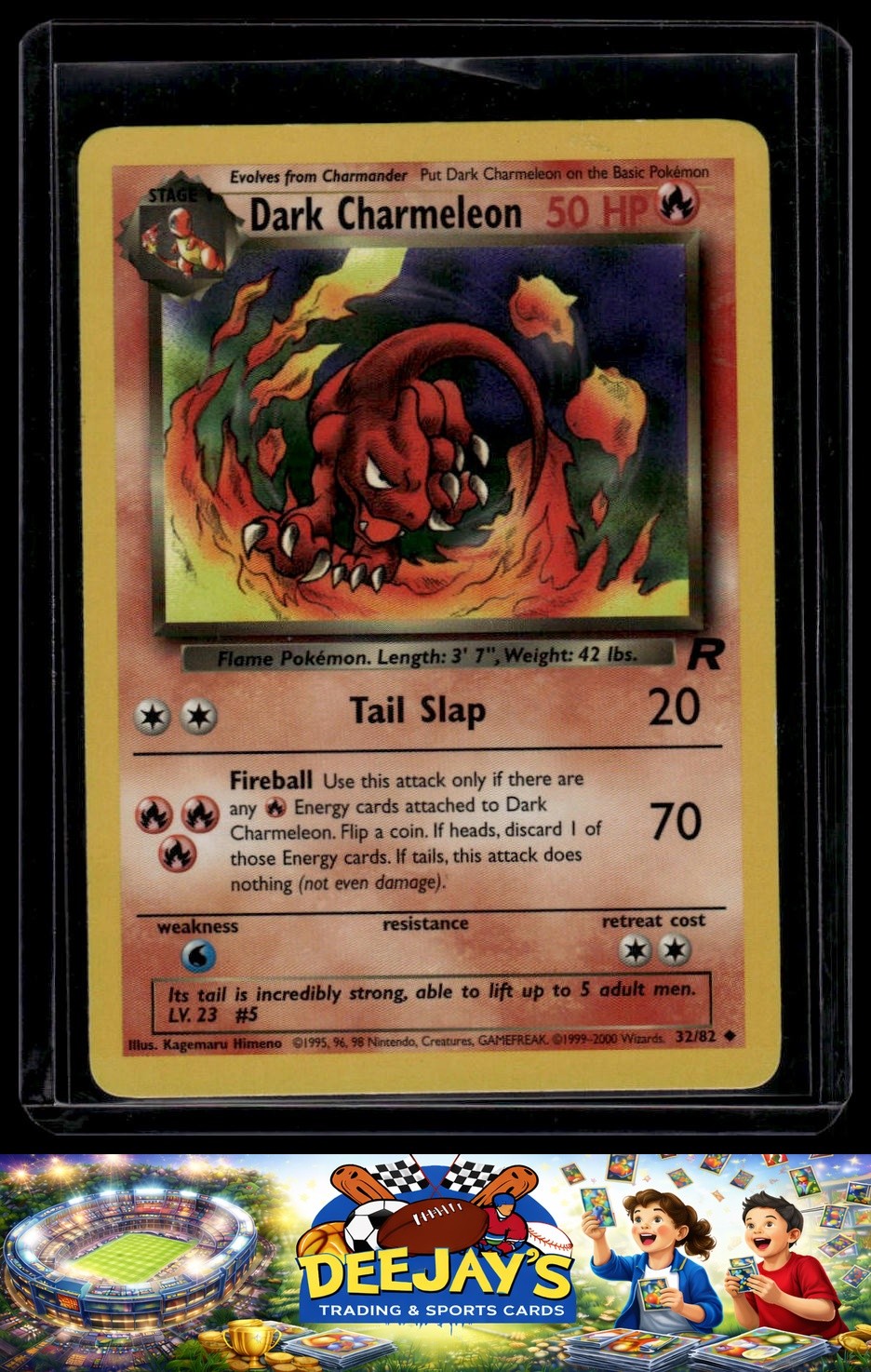 Dark Charmeleon #32/82 Uncommon Pokemon Team Rocket Set