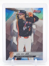 JUNG HOO LEE 2025 BOWMAN'S BEST #7 BLUE REFRACTOR SF GIANTS /150 Q4561
