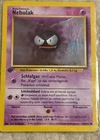 Pokémon 1st Edition German Base Set Gastly (Nebulak)