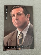 1997-98 Ottawa Senators NHL Hockey Team Issued Postcard - Jacques Martin (Coach)
