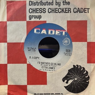 Etta James - Tell Mama / I'd Rather Go Blind (7'' PROMO VINYL) - FUNK / USED *NEA