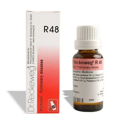Dr Reckeweg R48 Drops (22 ml) Homeopathic Drops Made in Germany OTC Exp-2027.