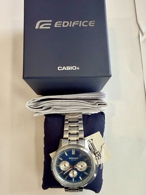 Casio Edifice Blue Dial Men's Chronograph Watch EFR-575D-2AEF | USA LOCATED