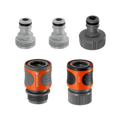 Gardena 5 Piece Quick Connect Hose Fittings Set for Effortless Gardening Tasks