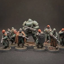 Trench Crusade New Antioch Warband - Painted - Phrozen RPG resin.