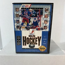 NHLPA Hockey 93 Shea Genesis (Electronic Arts) - CIB NTSC EA Sports Box W Manual