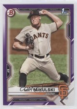 2021 Bowman Draft Purple 60/250 Matt Mikulski #BD-179 0c6