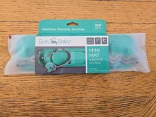 Busy Baby Mini Mat and Tether System Mealtime Mat Playtime Toys Suction