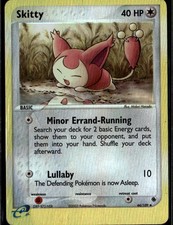 Skitty Uncommon Ruby and Sapphire 44/109 Colorless Reverse Holo Pokemon Card on eBay