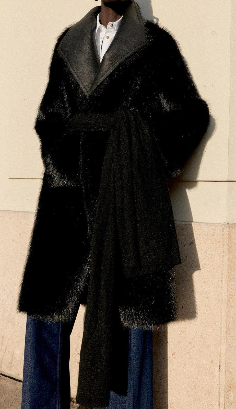 Zara Reversible Double Faced Faux Fur Coat SIZE M Ref 6318/278/800 thumbnail 2