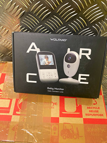WOLFANG WB02 Voice & Picture Baby Monitor IR Vision Two-Way Talk Rechargeable