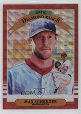 2019 Panini Donruss Optic Diamond Kings Red Wave Prizm Max Scherzer #17 b4d