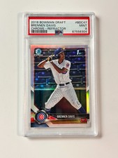 2018 Bowman Draft 1st BRENNEN DAVIS Chrome Refractor #BDC-47 PSA 9